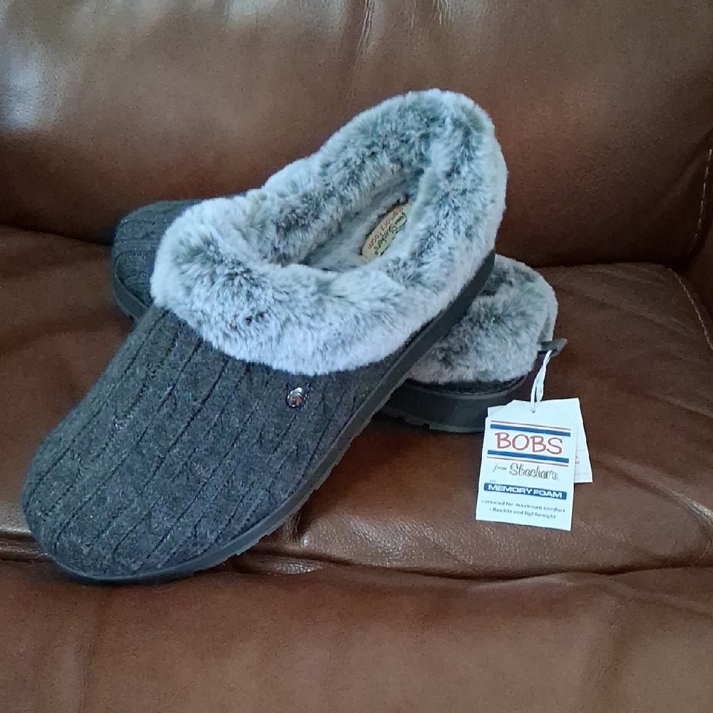BOBS from Skechers Gray Slippers